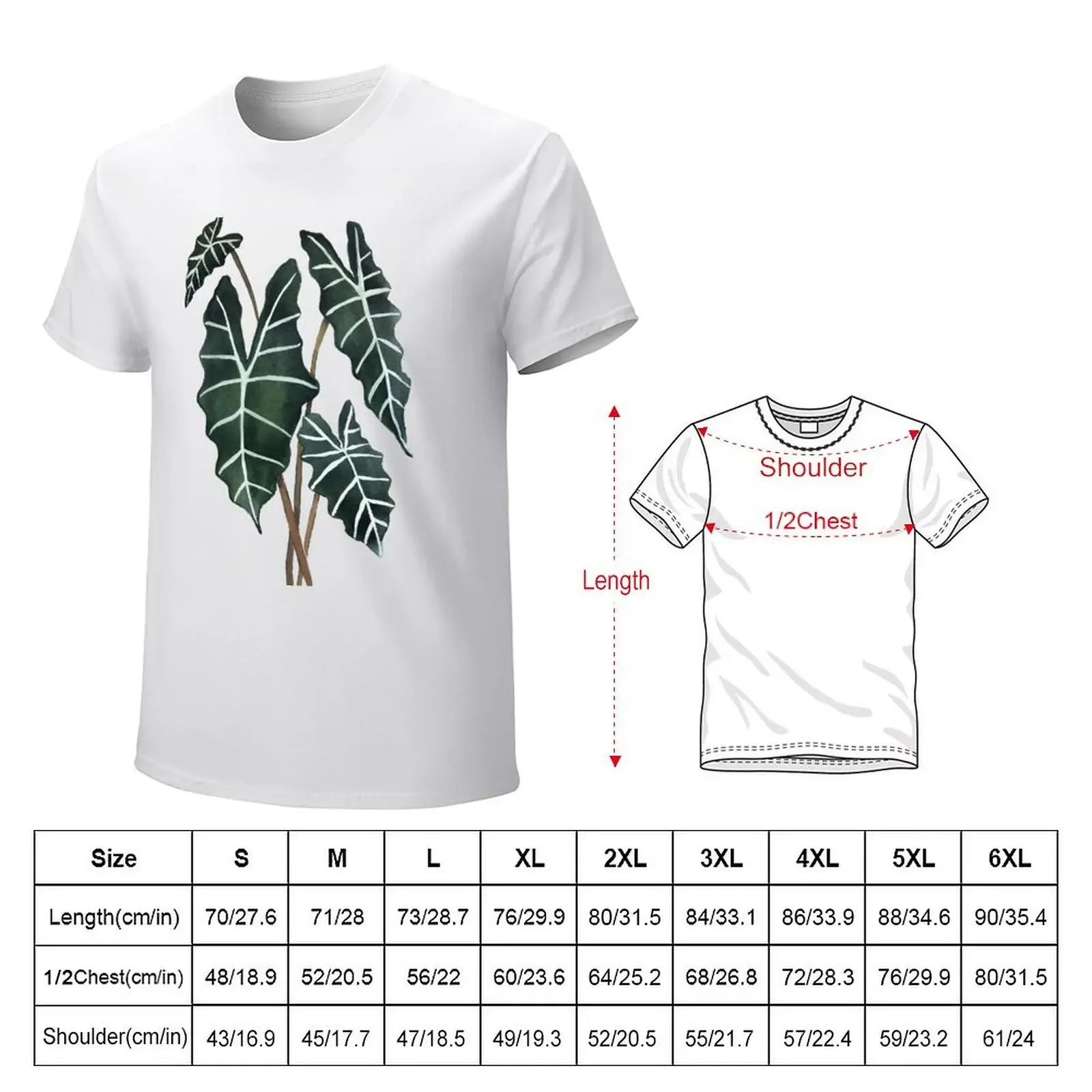 Alocasia T-Shirt animal prinfor boys plus size tops boys animal print mens cotton t shirts