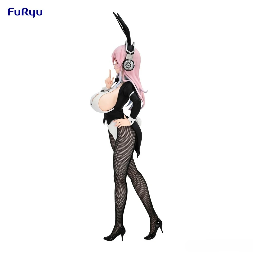 In Stock FuRyu Original Genuine Super Sonico Trio-Try-iT Figure Newly Drawn Costume Tsubame Ver 30cm Model Toys Sexy Figure Gift view 3