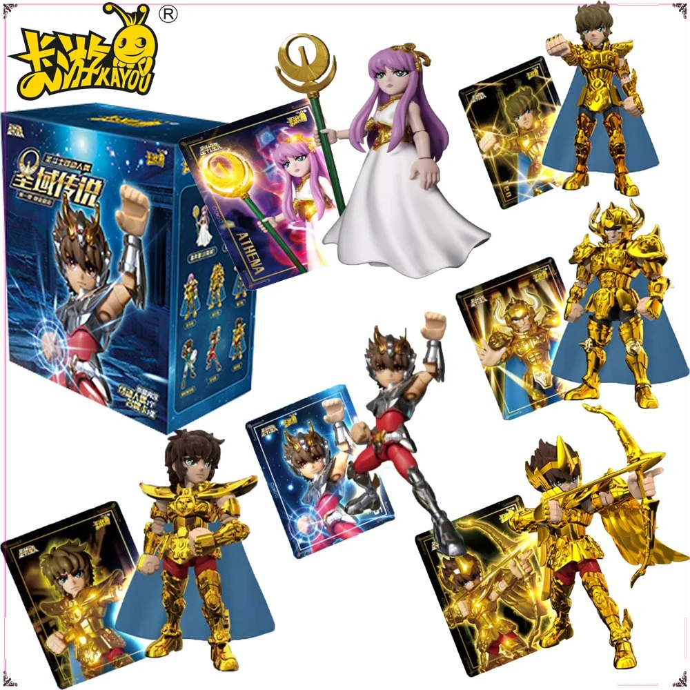 

Kayou Anime Saint Seiya Peripheral Figure Blind Box Highly Popular Characters Model Decorative Ornaments Creative Gifts in Stock