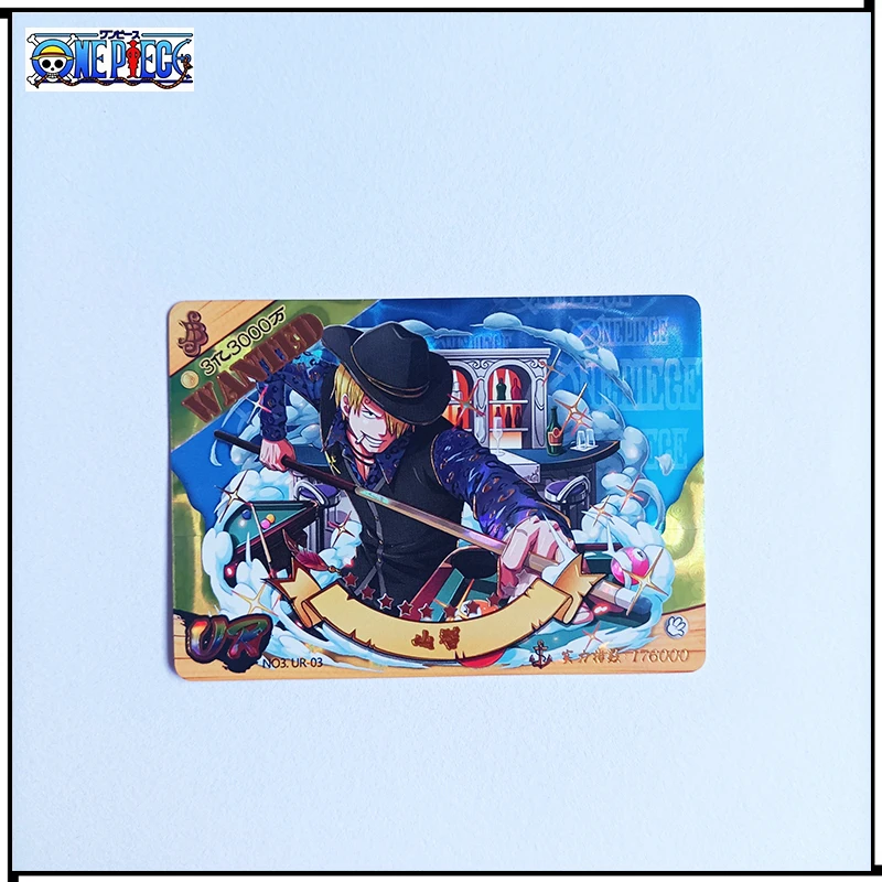 ONE PIECE SSR SR UR CP series Collection card Sanji Nefertari D. Vivi Anime characters flash card Cartoon toys Christmas gift