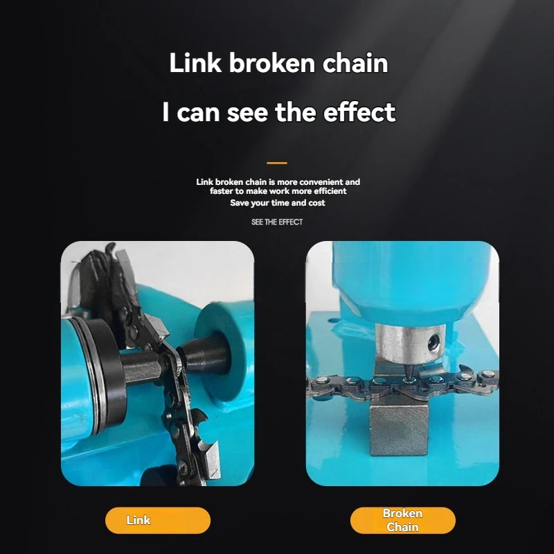 Chain Saw  Breaker, Chain Remover Aligner, Chain Disassembly and Assembly Integrated Machine