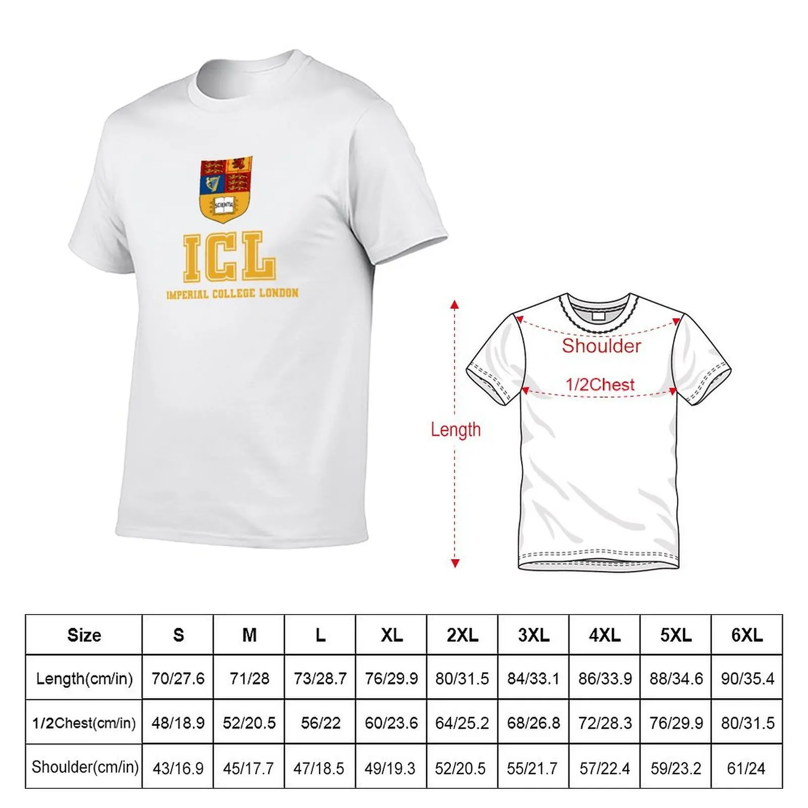 Imperial College London T-Shirt black cotton t-shirt plain for man package man t shirts high quality luxury brand T-Shirt