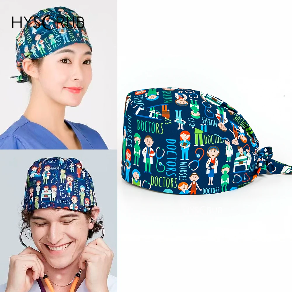 

Unisex Surgical Scrub Caps for Cosmetic Dentists Male And Female Dental Surgery Caps Comfortable Medical Headwear