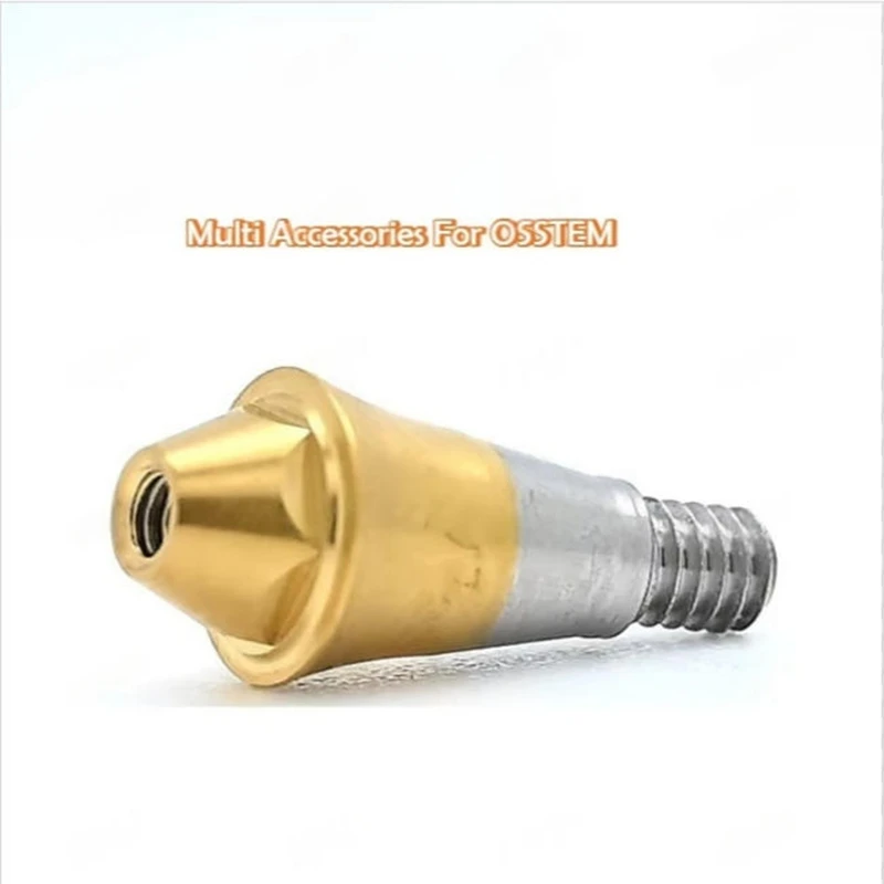 10Pcs High-Quality Third-Party Multi-Unit Right Angle Abutment for Osstem Dental Implant