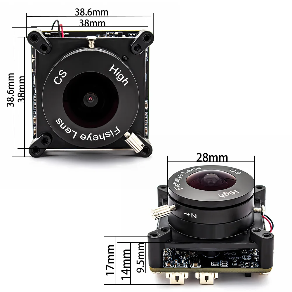 โมดูลกล้อง IP 5MP IMX335 1/2.8 นิ้ว CMOS ซูม 10 เท่า เลนส์ปรับระยะโฟกัสได้ มุมกว้าง IR-CUT Onvif RTSP RTMP ไฟคู่ ColorVu Webcam POE