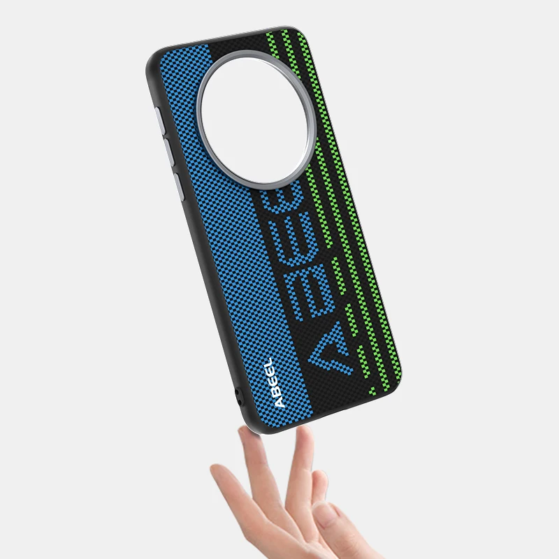 สําหรับ Huawei Mate 60 Magsafe กรณี Slim บางคาร์บอนไฟเบอร์ Magnetic Wireless Charger Mate 60 Pro Plus กรณีโลหะผสมเลนส์ Grip Funda