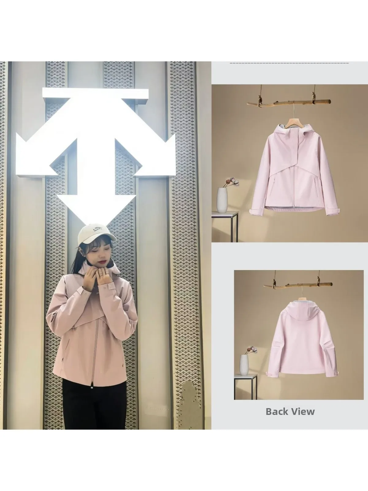 

Куртка для активного отдыха, мягкая, ветрозащитная, водонепроницаемая, с капюшоном, серия Mountain, повседневный стиль, унисекс, короткая куртка