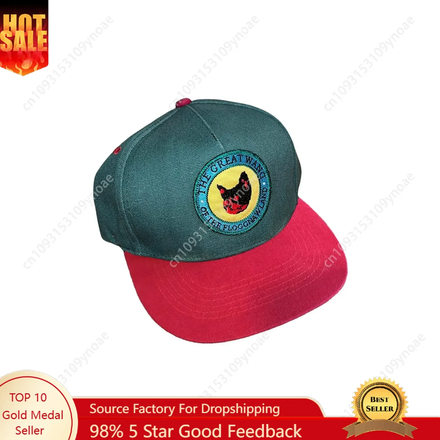 Tyler The Creator Baseball Hats Golf Wang Wolf 10 Year Anniversary Cotton Dad Truck Cap Embroidere Classic Hat Men Women Fashion