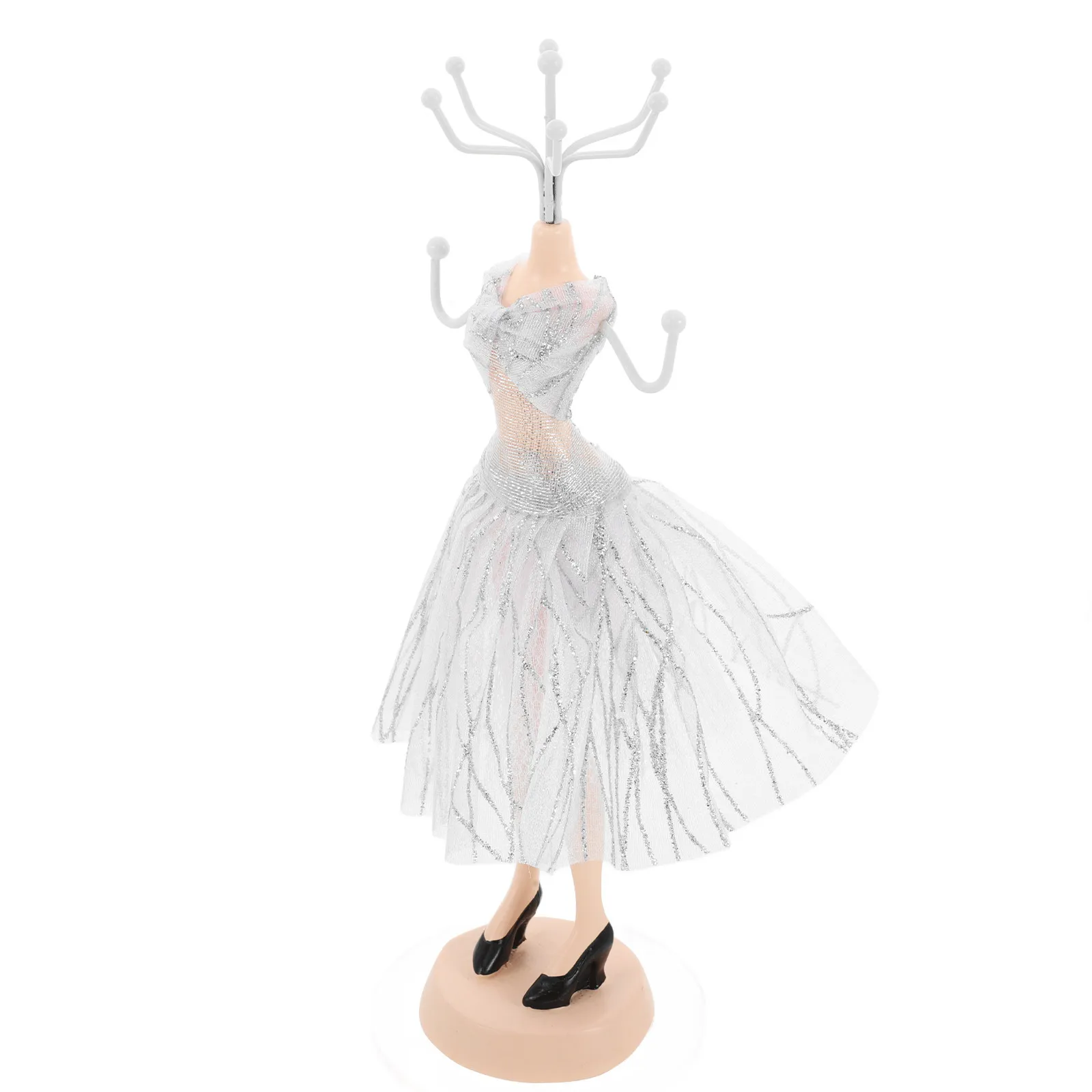 

Винтажная подставка для демонстрации ювелирных изделий: органайзер для ожерелий и серег, элегантная компактная вертикальная витрина для выставок и розничной торговли