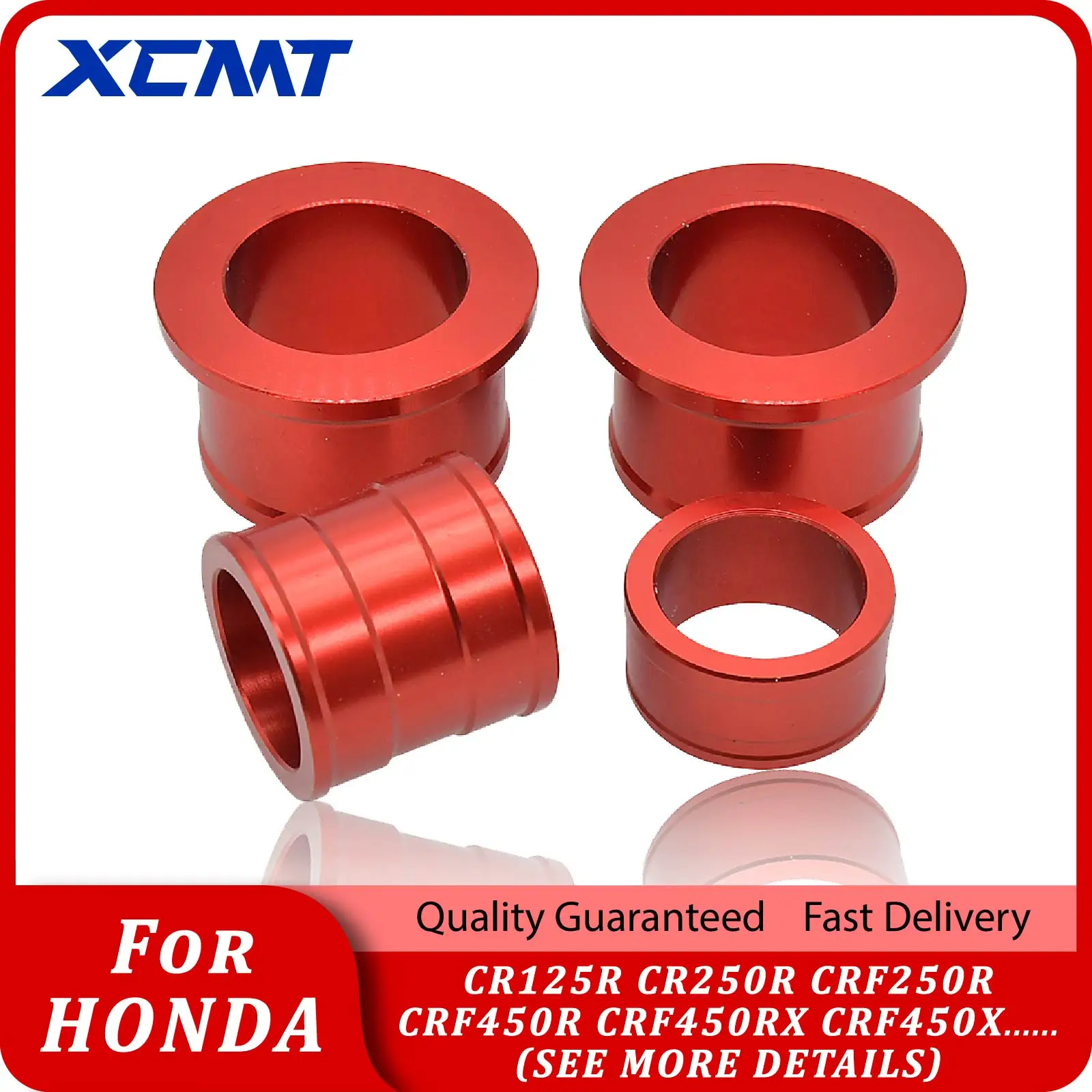 

CNC Front Rear Wheel Hub Spacer For Honda CR125R CR250R CRF250R CRF450R CRF450RX CRF450X CR 125R CRF 250R 450R 450X RX 2004-2020