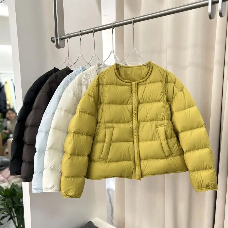 

Women Cotton Padded Jacket Outdoor Daily Wear 2025 Winter New Korean Edition Loose Slim Fashion Versatile Collar Long Sleeve