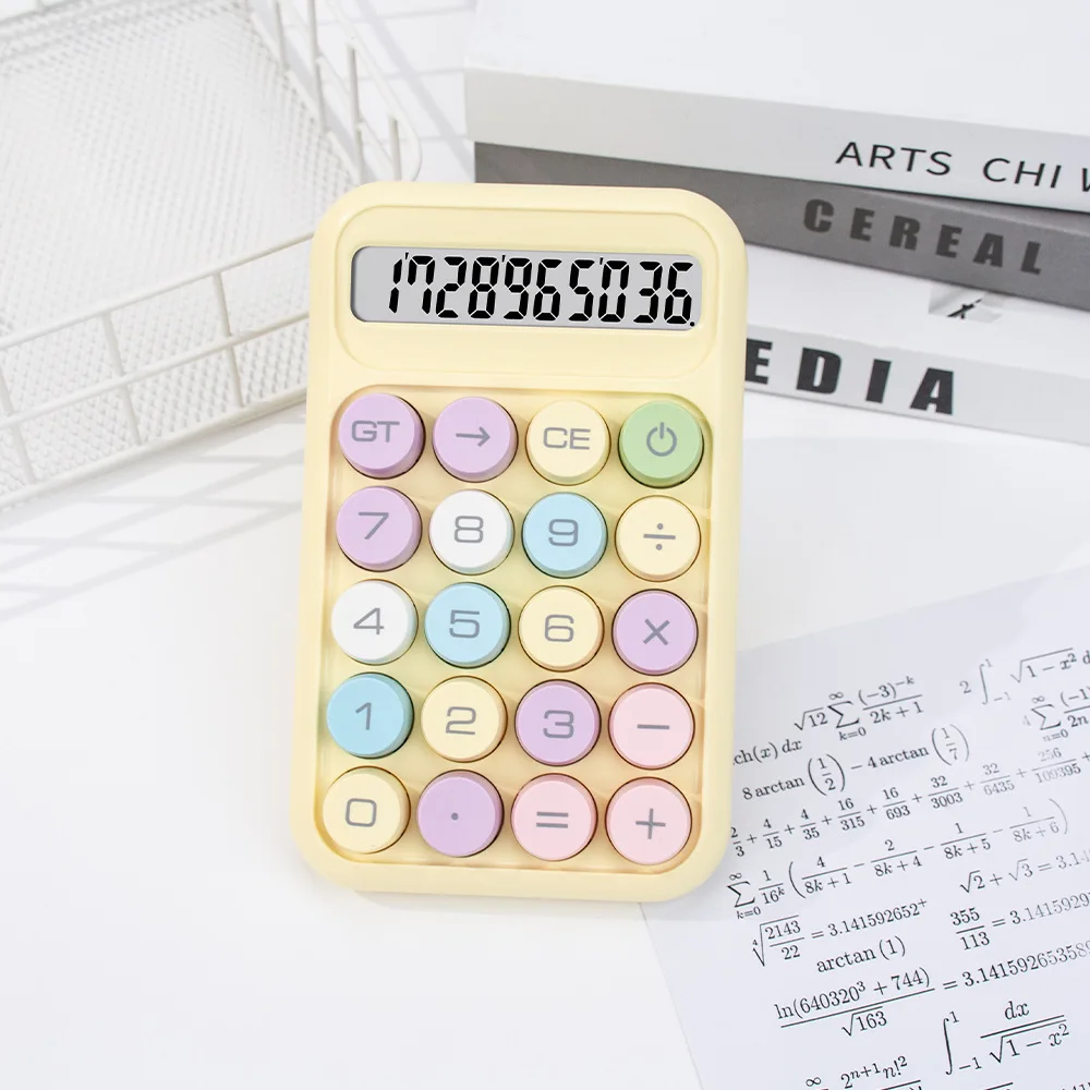 New-Style Dopamine Candy-Colored High-Aesthetic Calculator: Multi-Functional for College Students & Kids