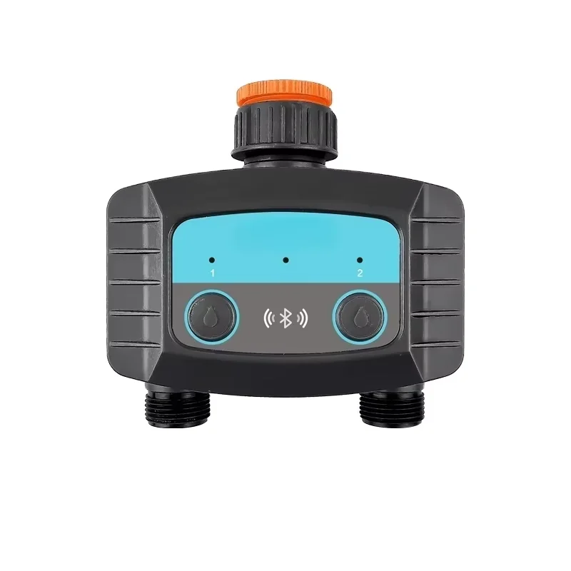 2-Zone Bluetooth Watering Controller Garden Hose Timer with Mobile Control