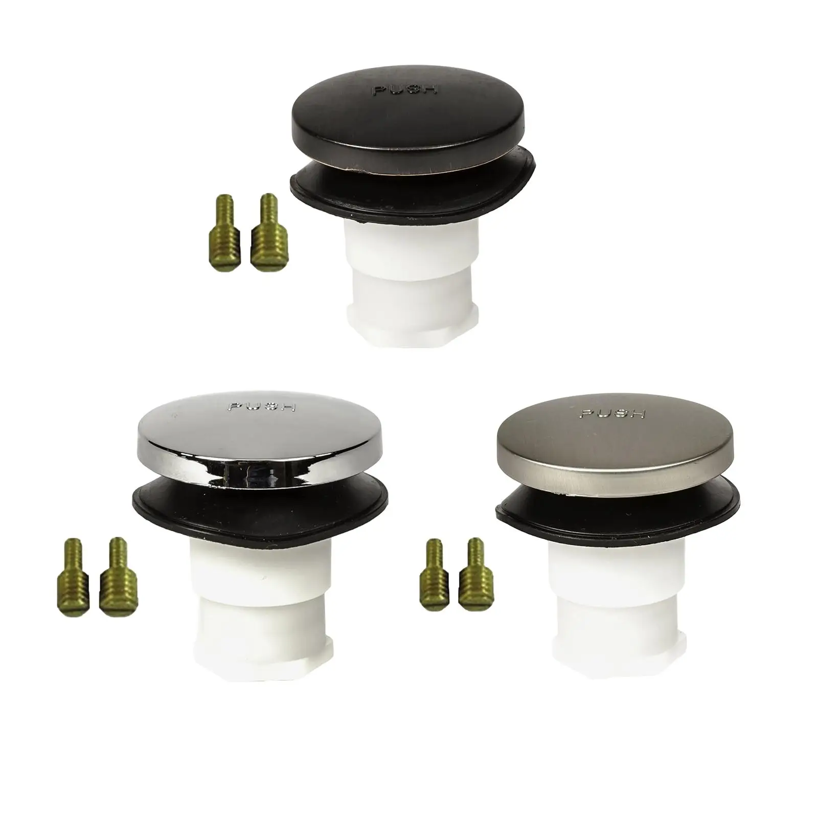 Bathroom Shower Drain Plug Bathtub Stopper Tub Plug Leakproof Rubber Gasket Easy Grip for Kitchen Sink Tub Stopper