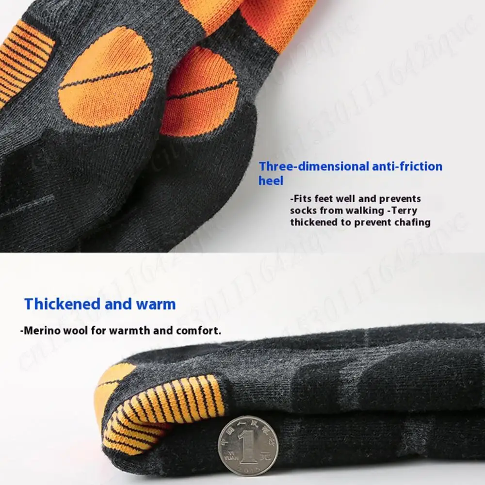 الشتاء الحراري التزلج الجوارب المضادة للانزلاق فوق الركبة الدافئة جوارب من الصوف. على الجليد رشاقته الجوارب للمشي في الهواء الطلق تسلق الرياضة