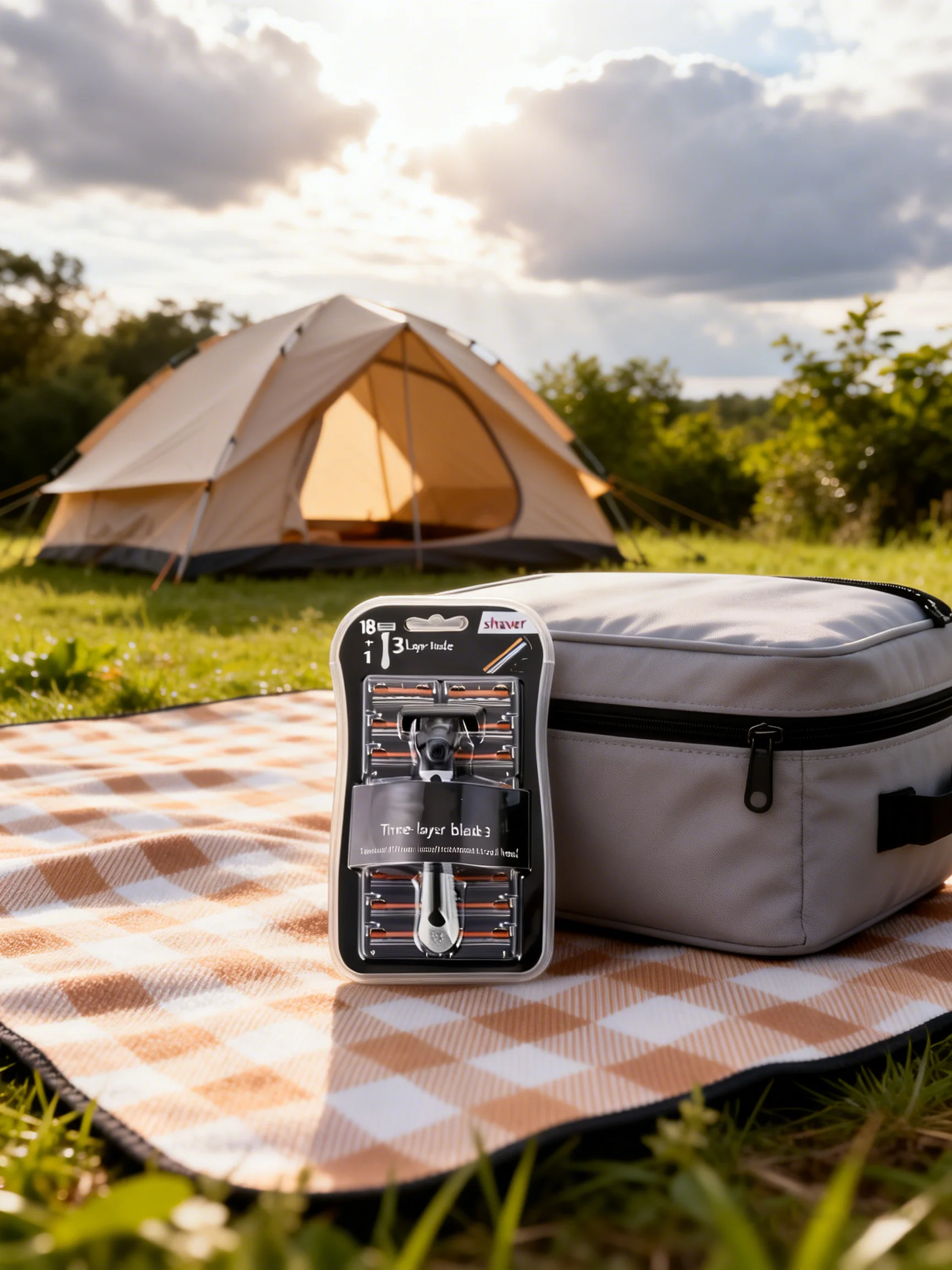 Shaver Brand New Design Men Razor Shaving Three Layer Shaver Reusable Razor Imported Blade Multi Tool Head Replace