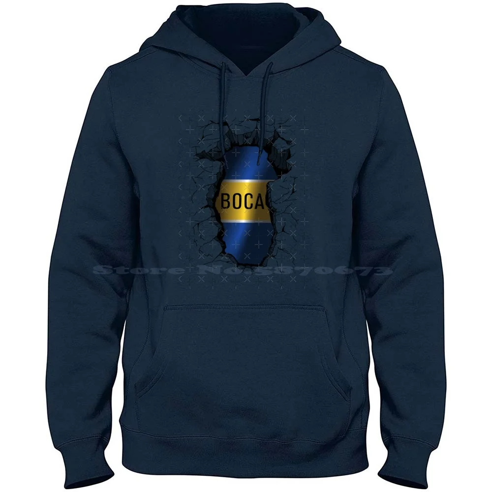 My Boca Dna 100% Cotton Hoodie Football Argentina Cabj Soccer Club Oficial Boca Tv El Canal De Boca 2021 Noticias Boca Jrs