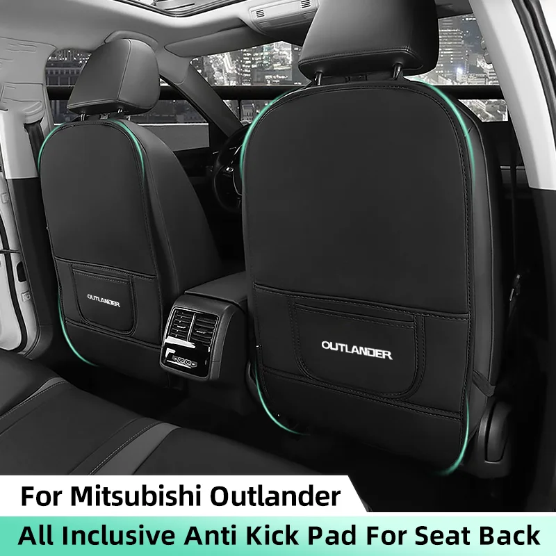 

Автомобильные противоударные коврики для Mitsubishi Outlander 3XL PHEV, защитный чехол для спинки сиденья для детей, задний ряд, противогрязные накладки