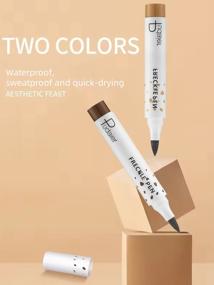 Stylo à points pour taches de rousseur, 1 pièce, séchage rapide, résistant aux couleurs, séchage rapide, longue durée, étanche et facile à colorer, stylo à points pour taches de rousseur