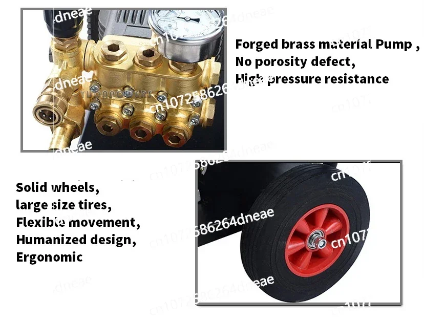 188F 190F 192F 250 300 Bar 3600 4230 PSI متعدد الطاقة 10hp 11hp 12hp محرك ارتفاع ضغط آلة غسل سيارات الأنظف #3