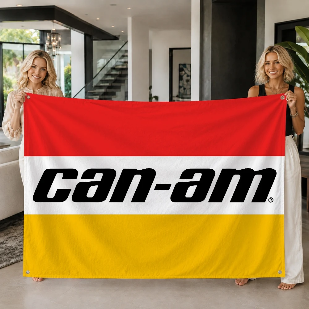C-Can-Am BRP racing brand flag Decoration Outdoor Picnic Party Art Hanging Home Camping Party Banner
