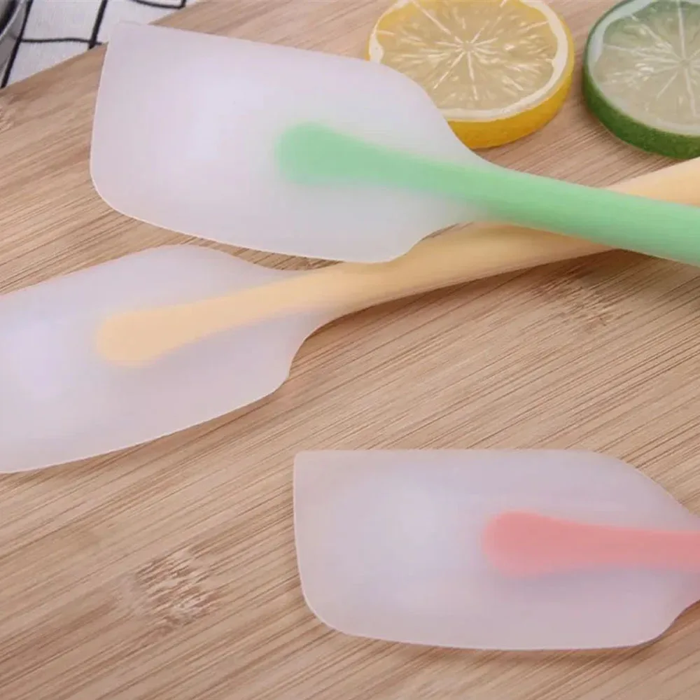 Kitchen Utensils Heat Pastry Mini Resistant Baking Bar Spatula Accessories Bakeware Translucent Cream Silicone Tools