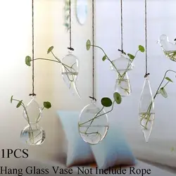 Creative Hanging Ball Glass Flower Glass Vase Hydroponics Plant Pot Terrarium Container Garden Supplies Party Home Decoration