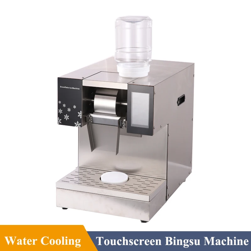 

Touchscreen Water Cooling 250kg/day Commercial Snow Flake Shaved Ice Machine Electric Snow Ice Crusher Make Korea Bingsu Machine