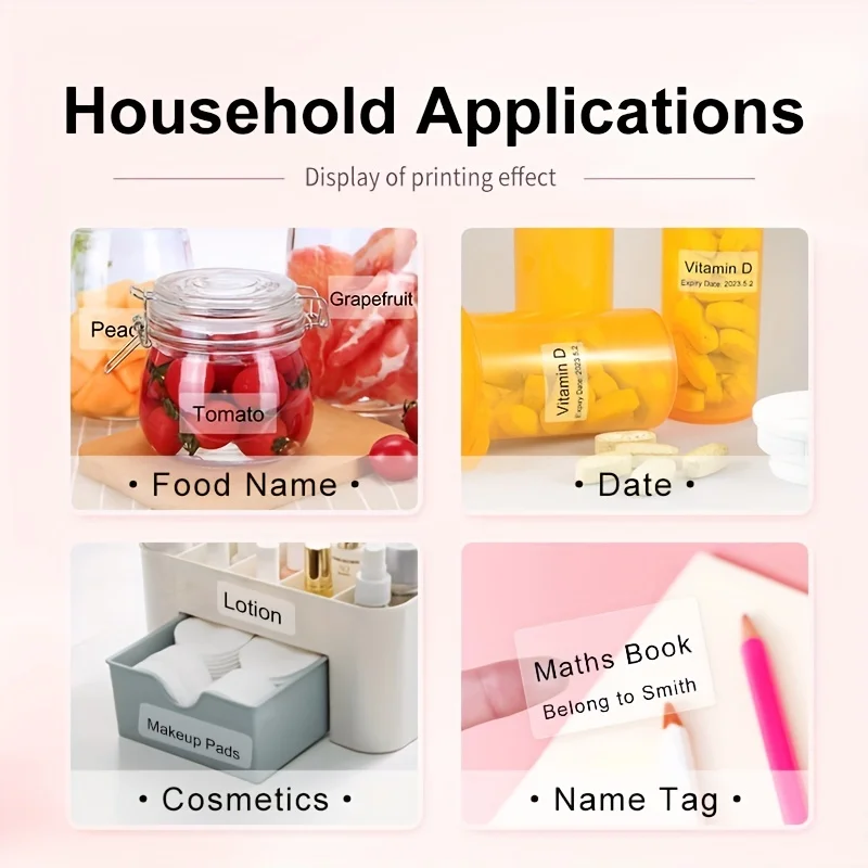 Transparent P15 Label Paper Sticker 15*30mm Label Printing Paper Thermal Sticker Printer Compatible Phomemo D30 Q30 P11/P12/P15 view 6