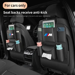 Car Seat Organizer Seat Back Storage Bag Rear Anti-wear Anti-kick Pad For BMW E36 E39 E46 E60 E90 F10 F20 F30 F01 X1 X3 X4 X5 X7