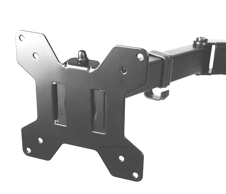 MS02 10 "-27" شاشة مزدوجة حامل سطح المكتب الذراع الطويلة تمديد 360 درجة تدوير الميل المشبك قاعدة الكمبيوتر جبل 9.9kgs حامل الكمبيوتر