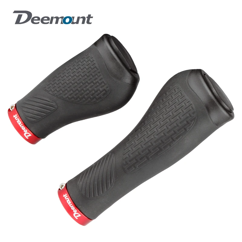 

Extra Long Handgrips Streamlined TPE Big Hand Friendly Grips MTB Folding Bicycle Swivel Handlebar Sleeves W/ Hidden Lock Ring