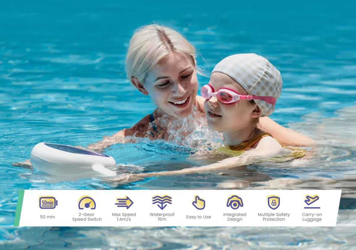 Camoro-patinete Sublue Hagul EZ Flyer para adultos y niños, equipo de natación eléctrico, para buceo, juego acuático