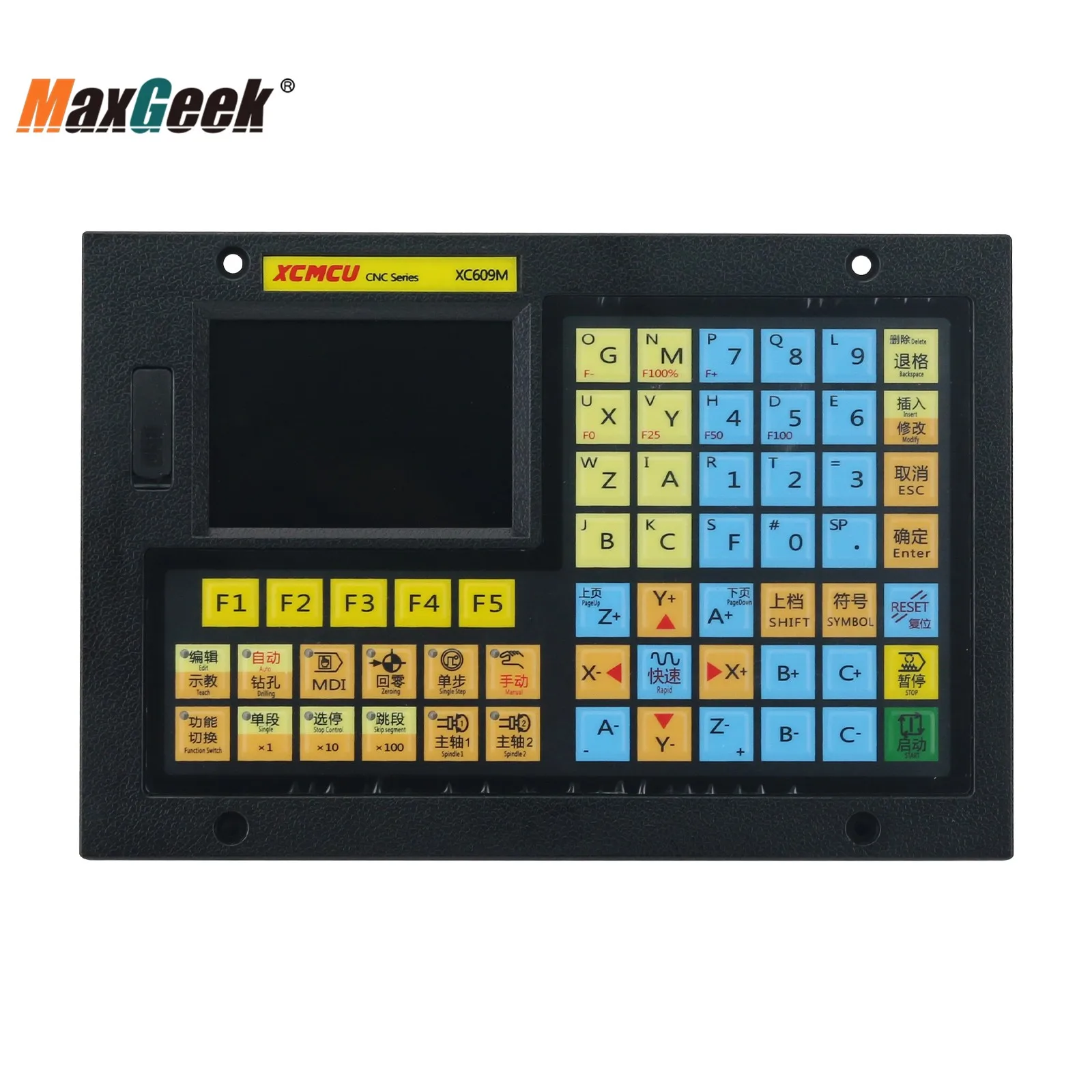 Maxgeek 1/2/3/5/6 Axis CNC Controller CNC Control System for Machines XC609MF XC609T Multi Functional G instruction 32 Bit