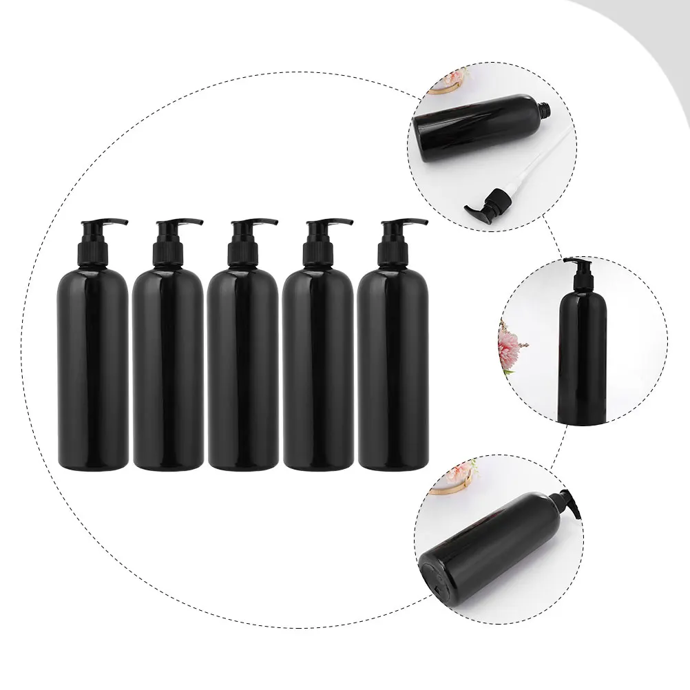 

5 Pcs Pump Bottle Soap and Kitchen Dispenser Dispensers Shampoo Hand Lotion Travel Bathroom Liquid