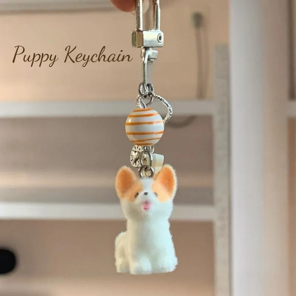 

Cartoon Resin Dog Phone Lanyard Girls Cute Puppy Keychain Keyring Women Mobile Phone Chain Pendant Charm For IPhone For Samsung
