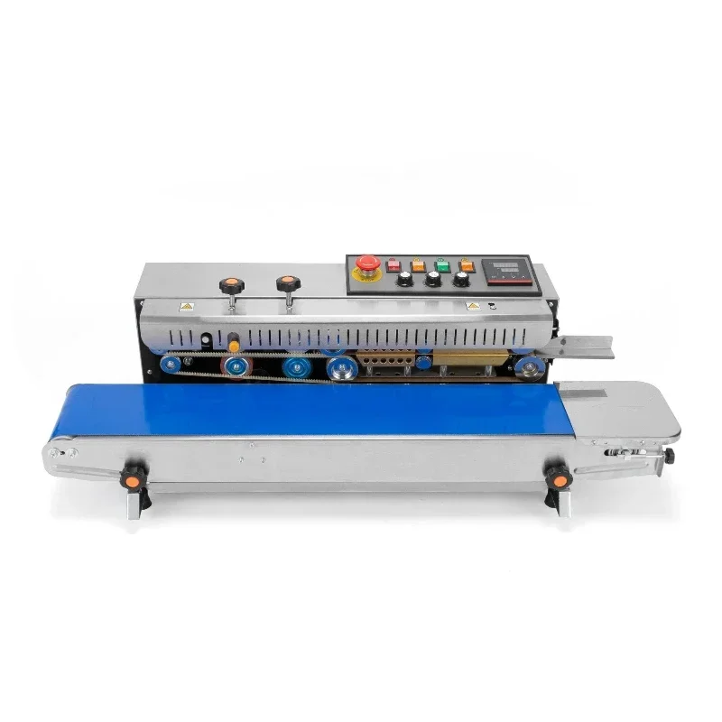 FR1000 ink wheel commercial small sealing machine tea food bag automatic continuous ink wheel sealing machine factory