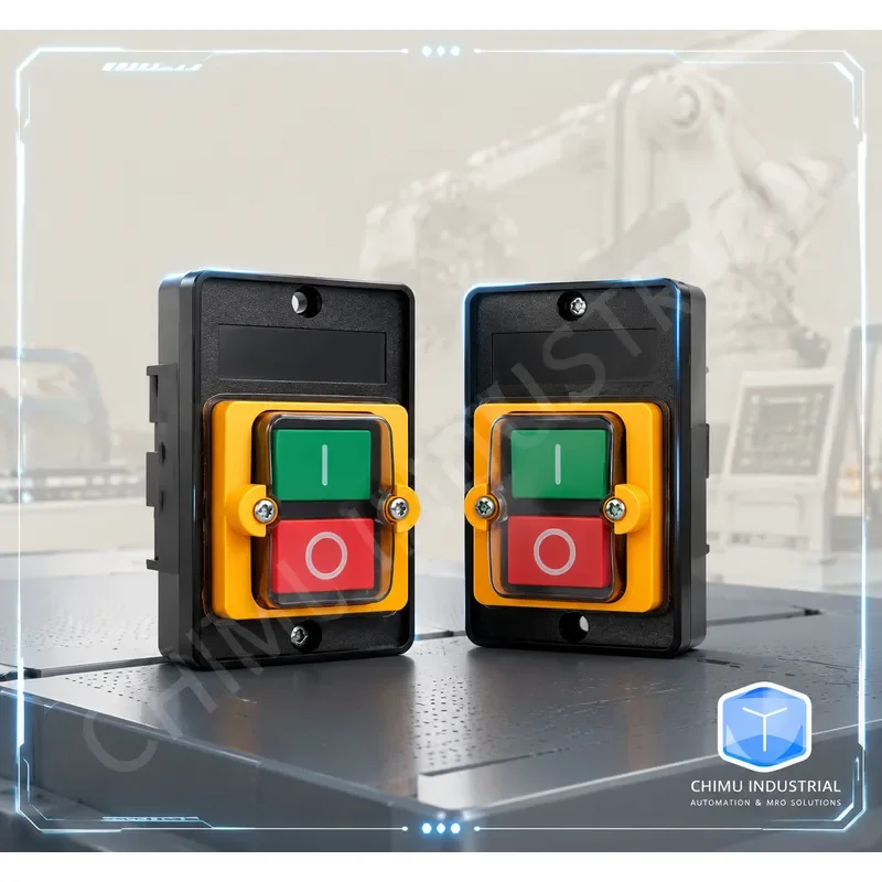 【CHIMU INDUSTRIAL】 Waterproof Control Button Switch KAO KA0-5M/5H 10A Red Green Start Stop for Bench Drill