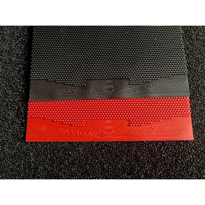 DAWEI SAVIGA Small Particles Table Tennis Rubber Cured/Mushroom Head Cured OX Long Pips Textured Base Ping Pong Rubber Anti-spin view 4
