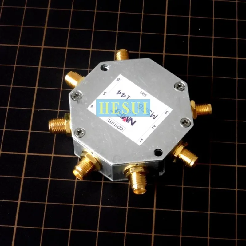 RF 144MHz radio 2M frequency band, RF signal power Divider & Combiner,6-channel RF signal power divider & Combiner,SMA interface