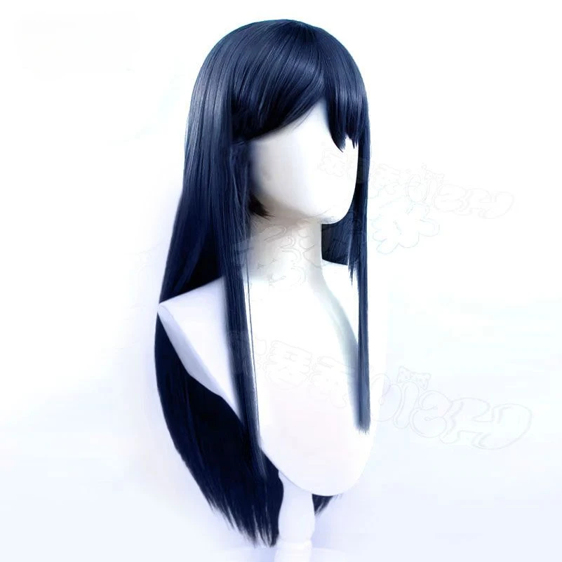 Anime Danganronpa: Trigger Happy Havoc Cosplay Maizono Sayaka Stage Role Play High Temperature Silk Wig Hair Net Wigs