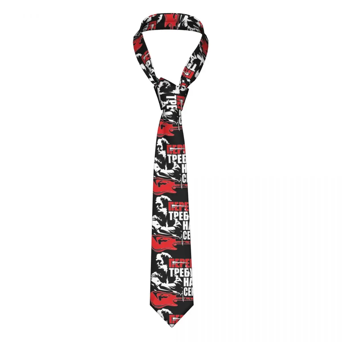 Formal Viktor Tsoi Kino Neck Ties for Party Personalized Men Russian Rock Band Legend Necktie