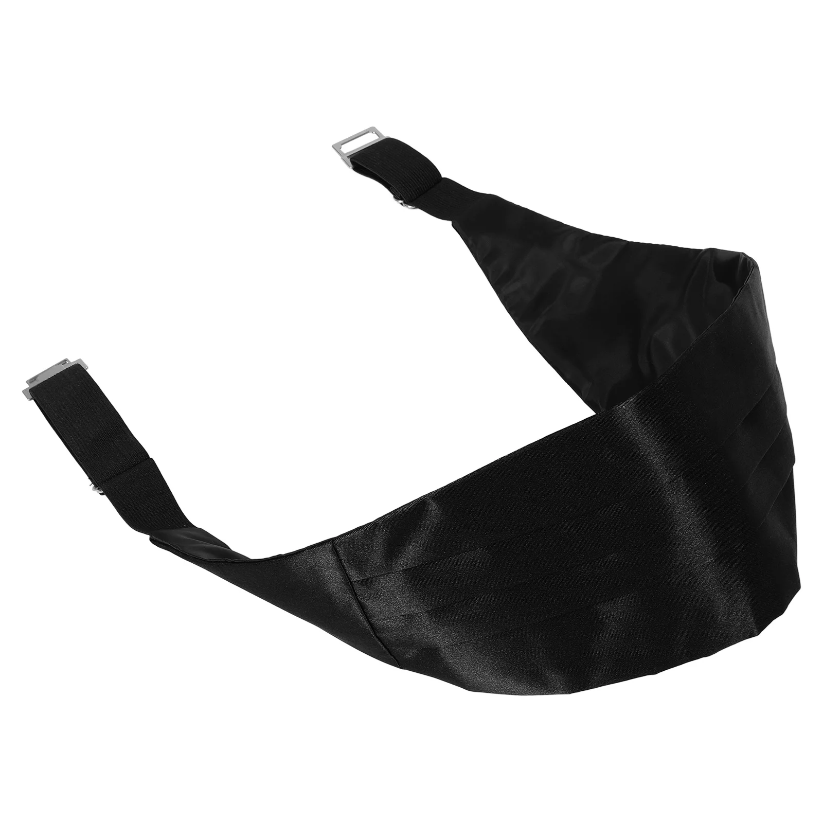 Cummerbund de cetim ajustável conjunto de gravata borboleta elegante smoking faixa de cintura masculino casamento eventos formais cetim cummerbund