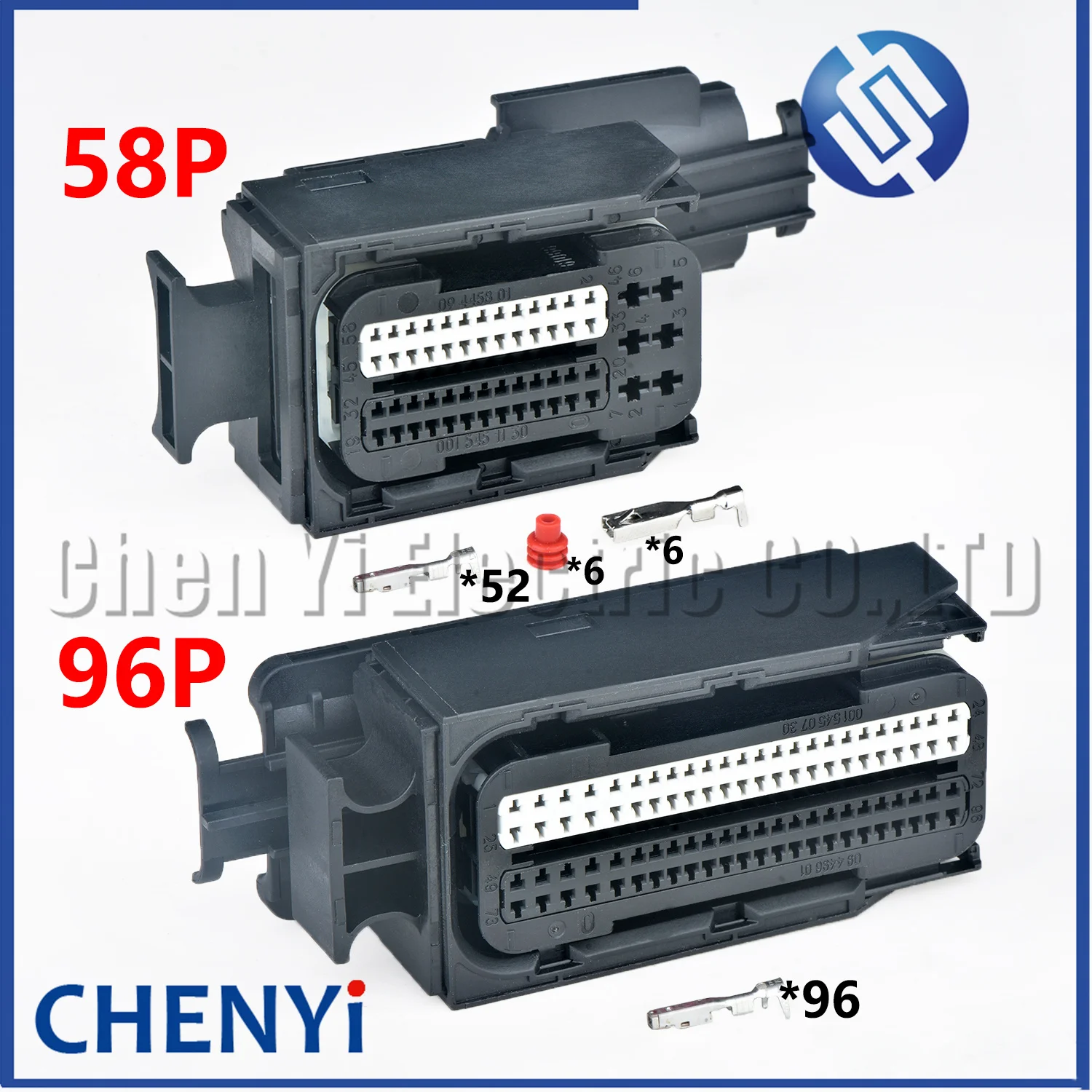 58 Pin 96 Pin Automotive connector ECU engine control board wire harness plug 09445801 09449601 0015450730 0015451130 09449801