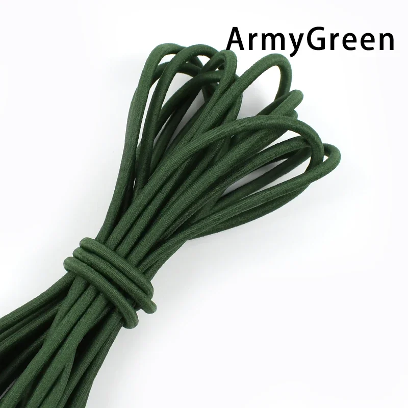 Multicolor Round Elastic Cord Rubber Rope