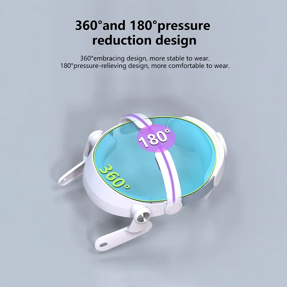 Head Strap Ear Muffs For Meta Quest 3/Quest 3S  VR Headset Enhanced Sound Adjustable Comfort Elite Strap Headphone Replacement