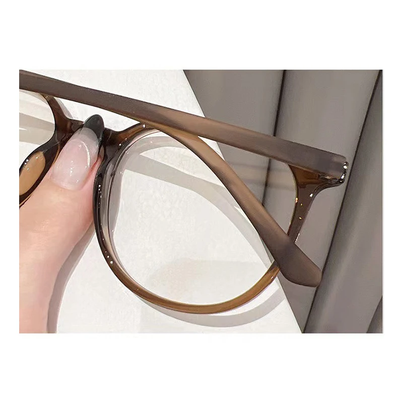 Women's Eyepieces For Computer Lenses Anti Blue Light Female Eyeglasses Presbyopia Magnifier Vintage Eyewear Transparent Frames