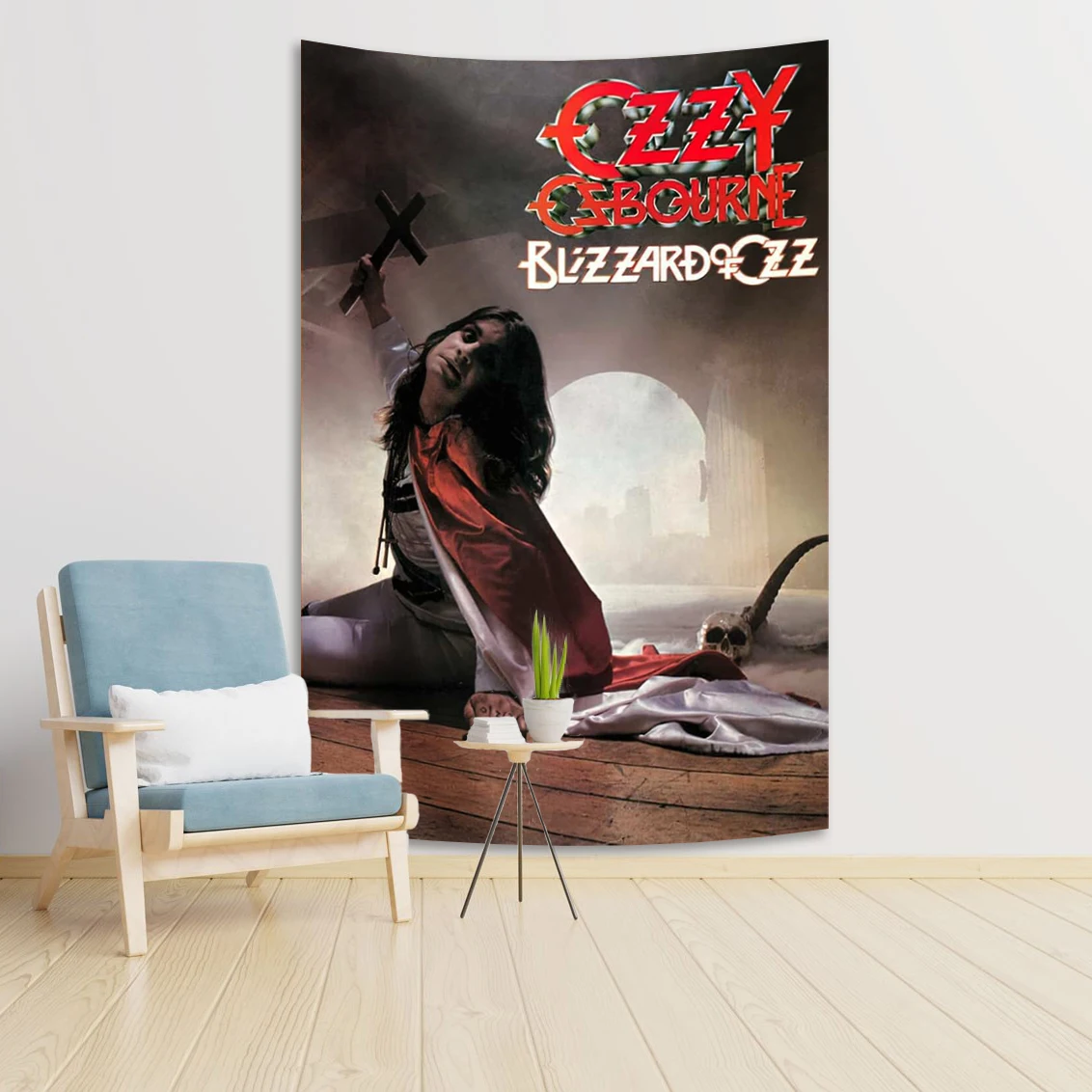 Ozzy Osbourne Band Art Poster Tapestry Painting Wall Art Picture Print Modern Family Bedroom Decor Banner Flag