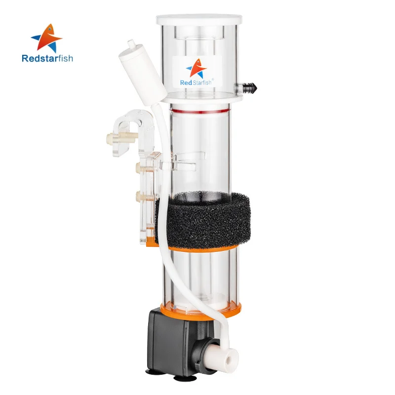 Red StarFish Protein Skimmer Ultra Quiet Protein Separator Nitrogen Device for Saltwater Marine Aquariums SQ-90