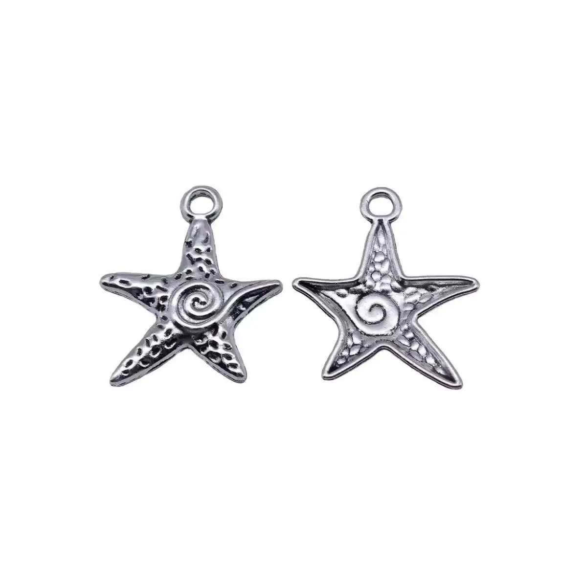

25pcs 23*20mm Classic star design pendants for handmade accessories Zinc alloy metal HW3229